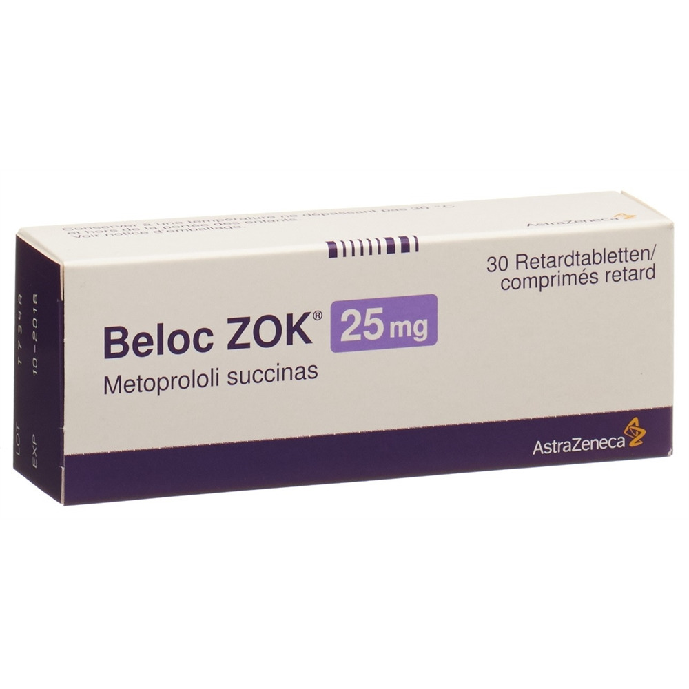 BELOC ZOK cpr ret 25 mg 30 pce