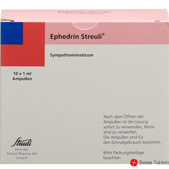 Ephedrin Streuli, Injektionslösung