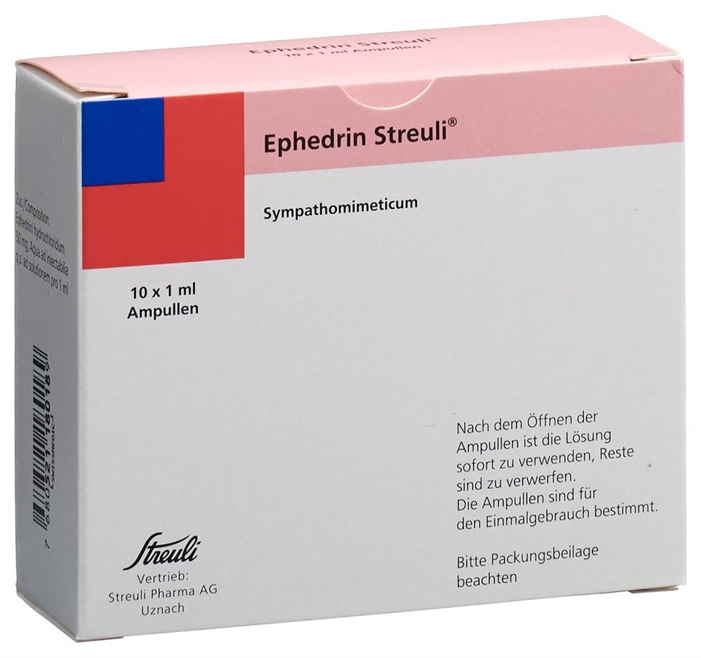 Ephedrin Streuli, Injektionslösung