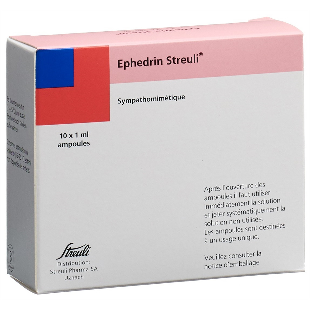 Ephedrin Streuli, Injektionslösung
