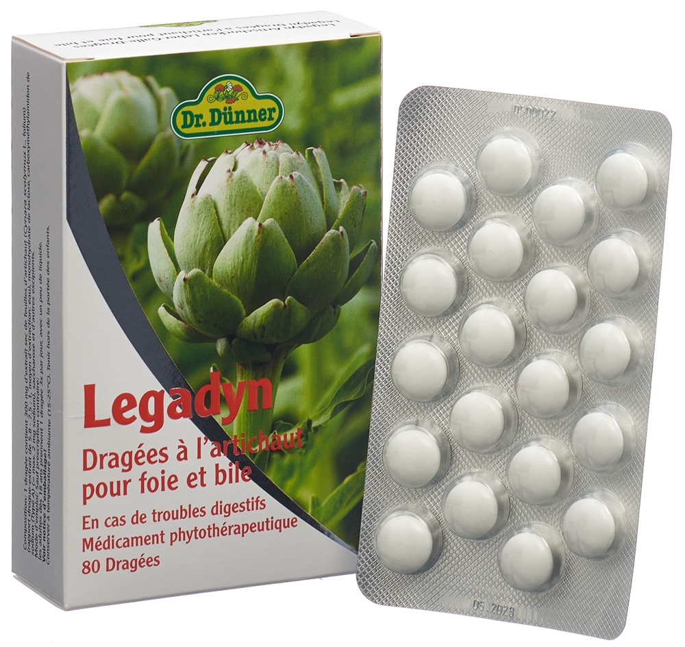 Legadyn Artischocken Leber-Galle-Dragées, Dragées