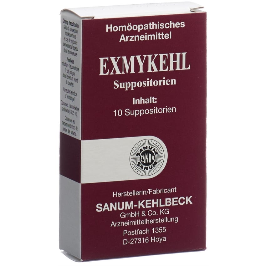 Exmykehl D3, Zäpfchen