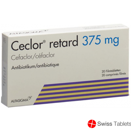Ceclor Retard 375 mg, Filmtabletten