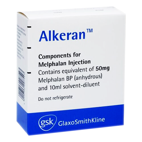 Alkeran, Pulver und Lösungsmittel zur Herstellung einer Injektions-/Infusionslösung