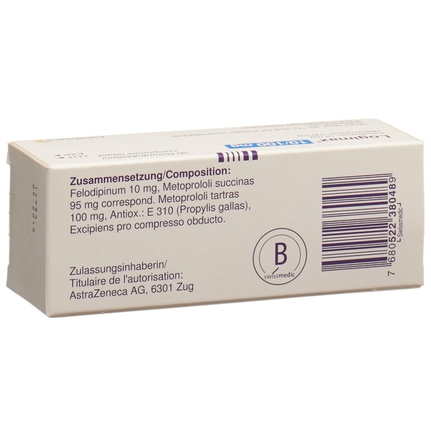 Logimax 10/100 mg, Retardtabletten