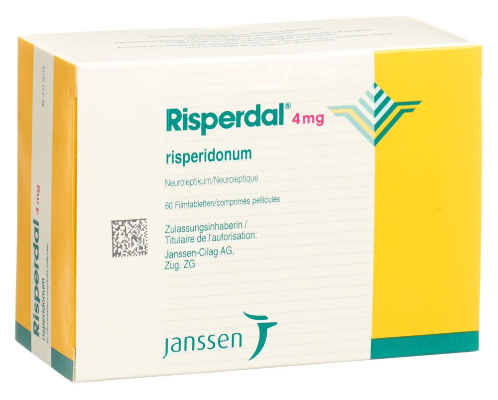 RISPERDAL cpr pell 4 mg 60 pce