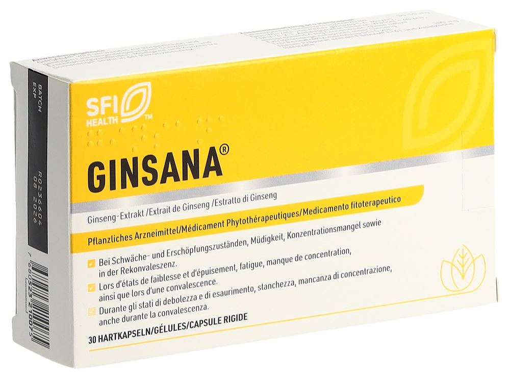 GINSANA caps 30 pce