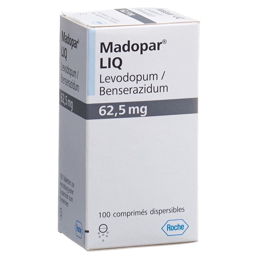 Madopar LIQ 62.5, Tabletten zur Herstellung einer Suspension zum Einnehmen