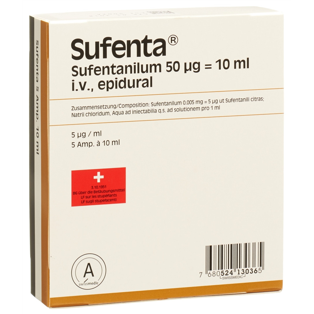Sufenta, Injektionslösung