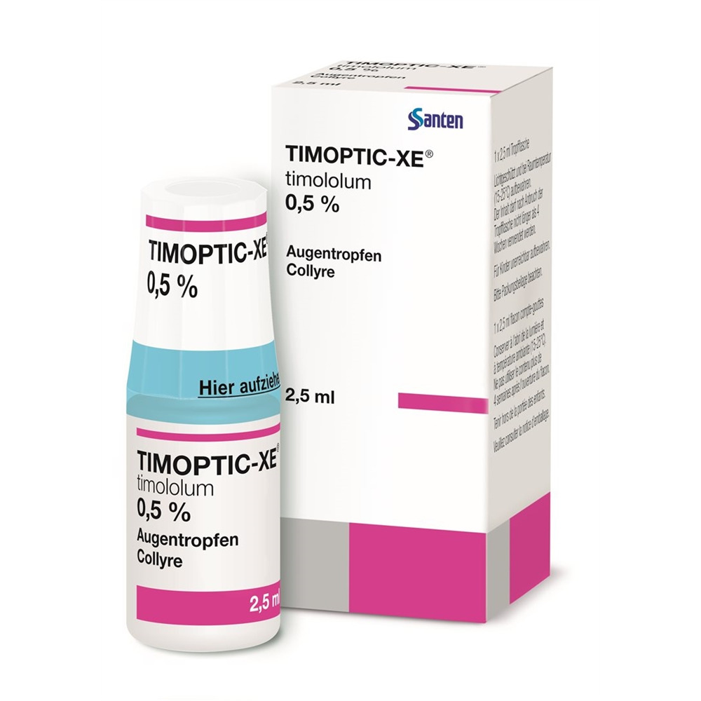 TIMOPTIC-XE gtt opht 0.5 % fl 2.5 ml