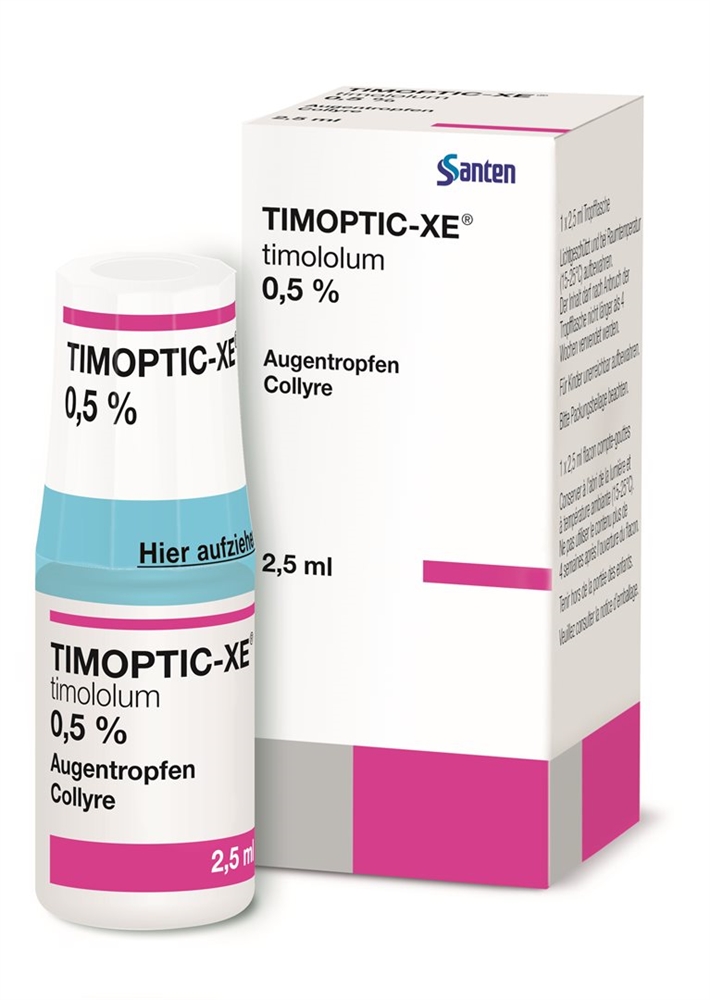 TIMOPTIC-XE gtt opht 0.5 % fl 2.5 ml