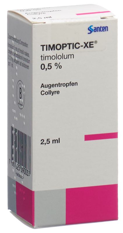 TIMOPTIC-XE gtt opht 0.5 % 3 fl 2.5 ml