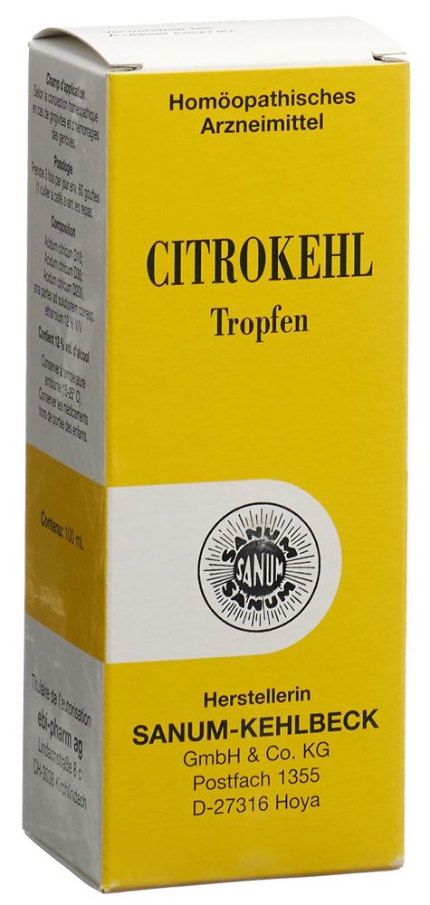 Citrokehl, Tropfen zum Einnehmen