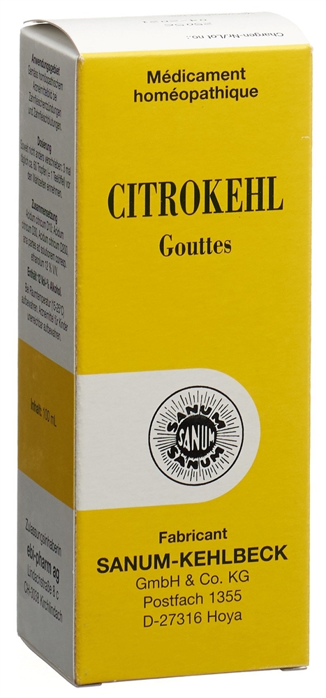 Citrokehl, Tropfen zum Einnehmen