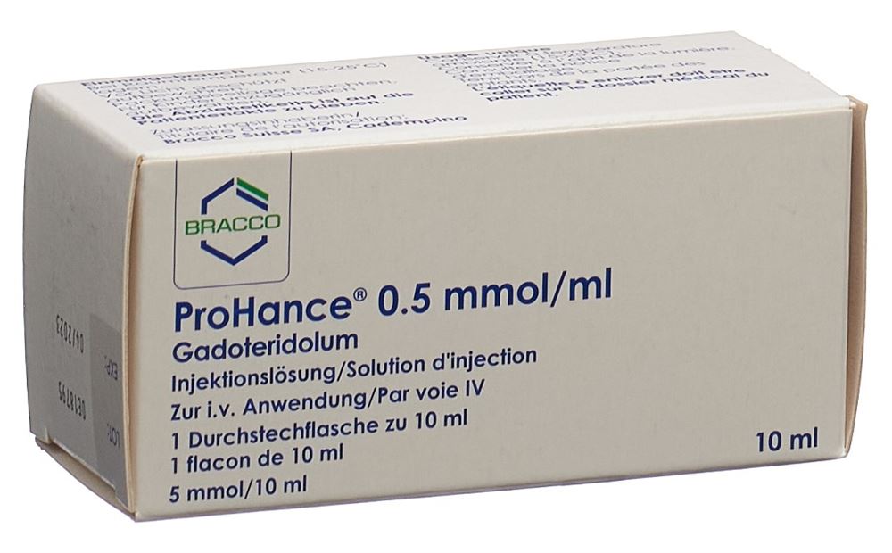 ProHance 0.5 mmol/ml, soluzione iniettabile (siringa di iniezione preriempita)