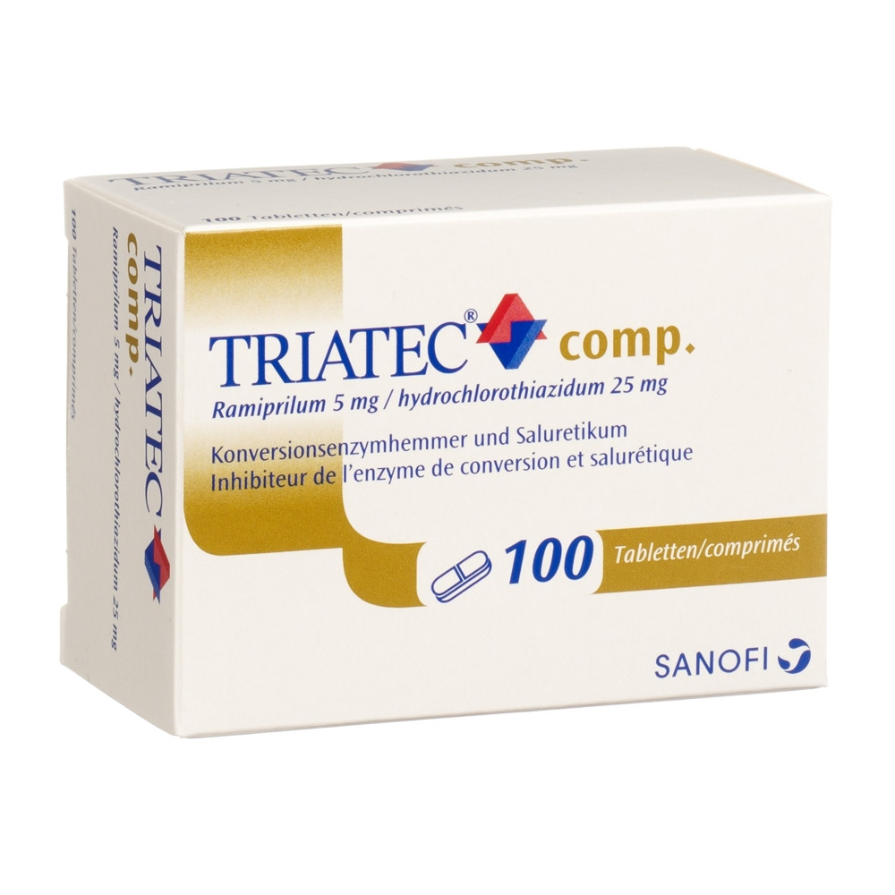 TRIATEC comp cpr 5/25 mg 100 pce