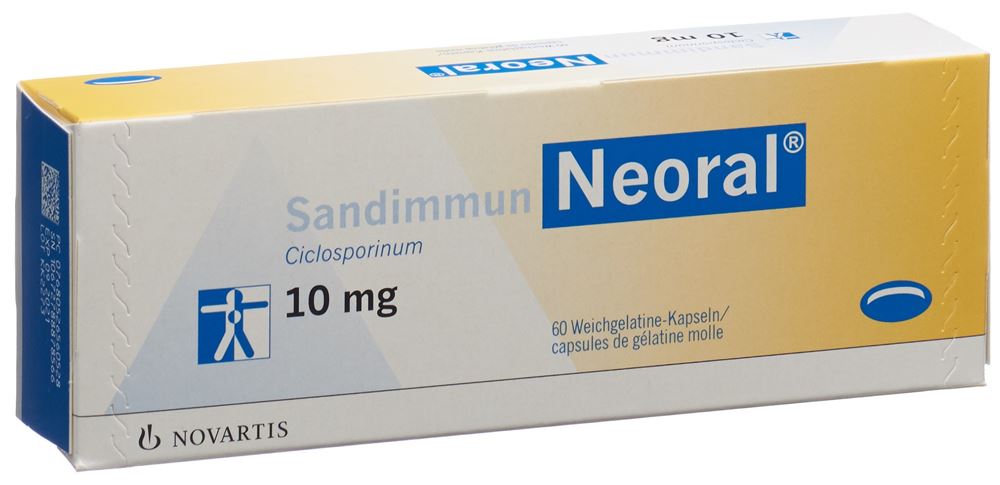 SANDIMMUN NEORAL caps 10 mg 60 pce