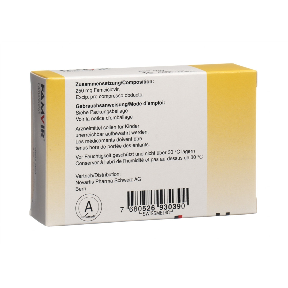 FAMVIR cpr 250 mg 15 pce