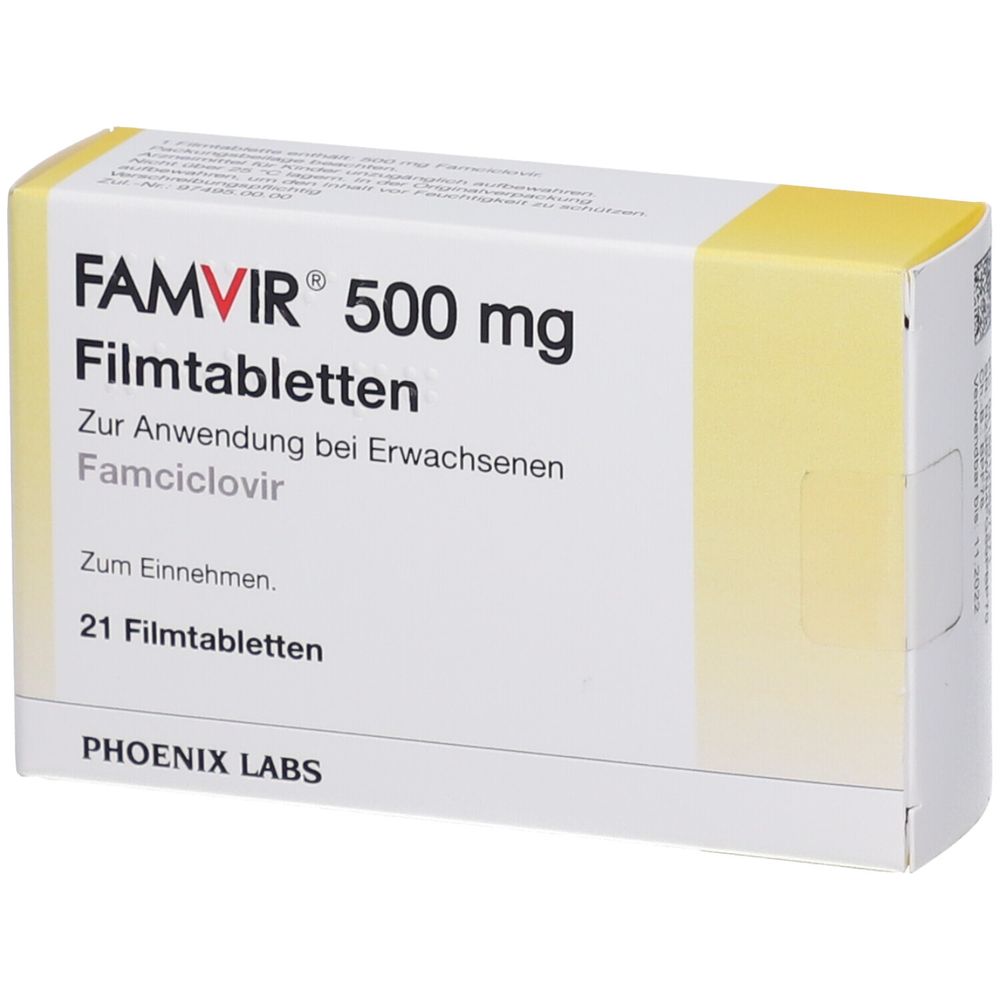 Famvir 500 mg, Filmtabletten
