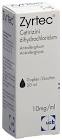 Zyrtec, gouttes buvables