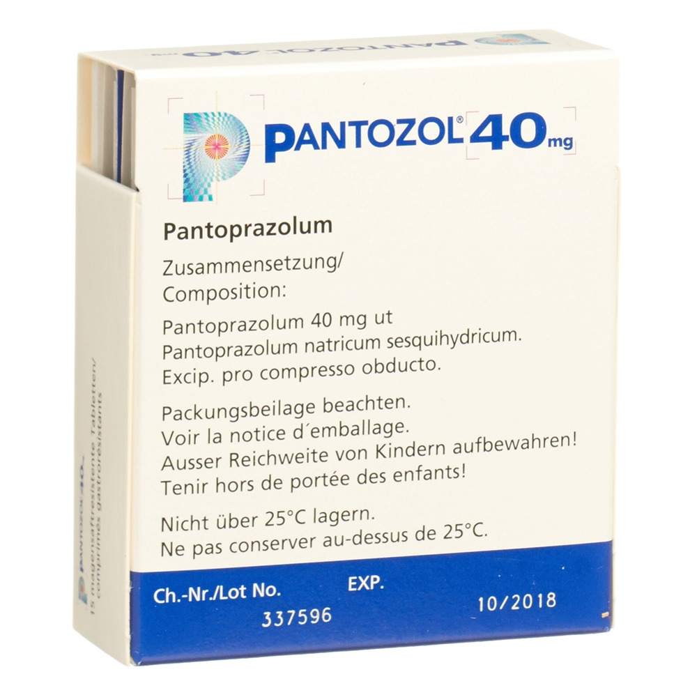 PANTOZOL cpr pell 40 mg 15 pce