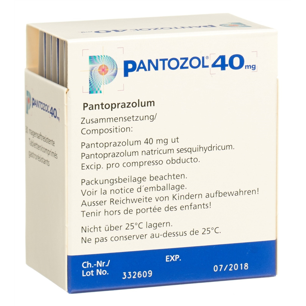 PANTOZOL cpr pell 40 mg 30 pce