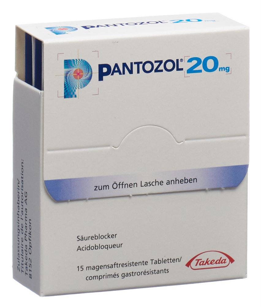 PANTOZOL cpr pell 20 mg PocketPack 15 pce
