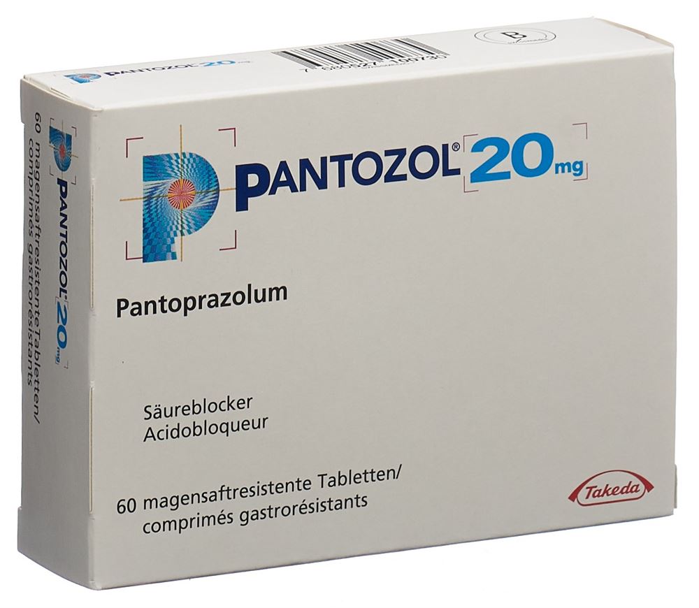 PANTOZOL cpr pell 20 mg 60 pce