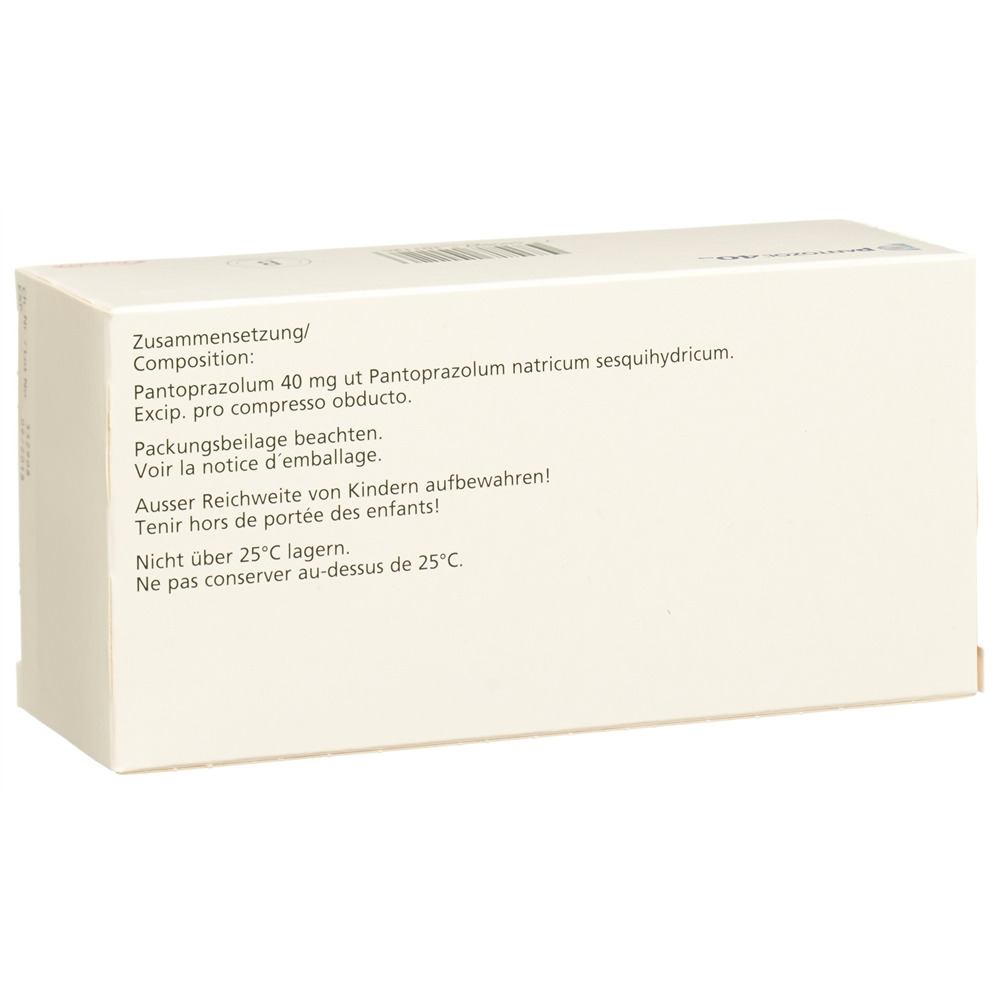 PANTOZOL cpr pell 40 mg 100 pce