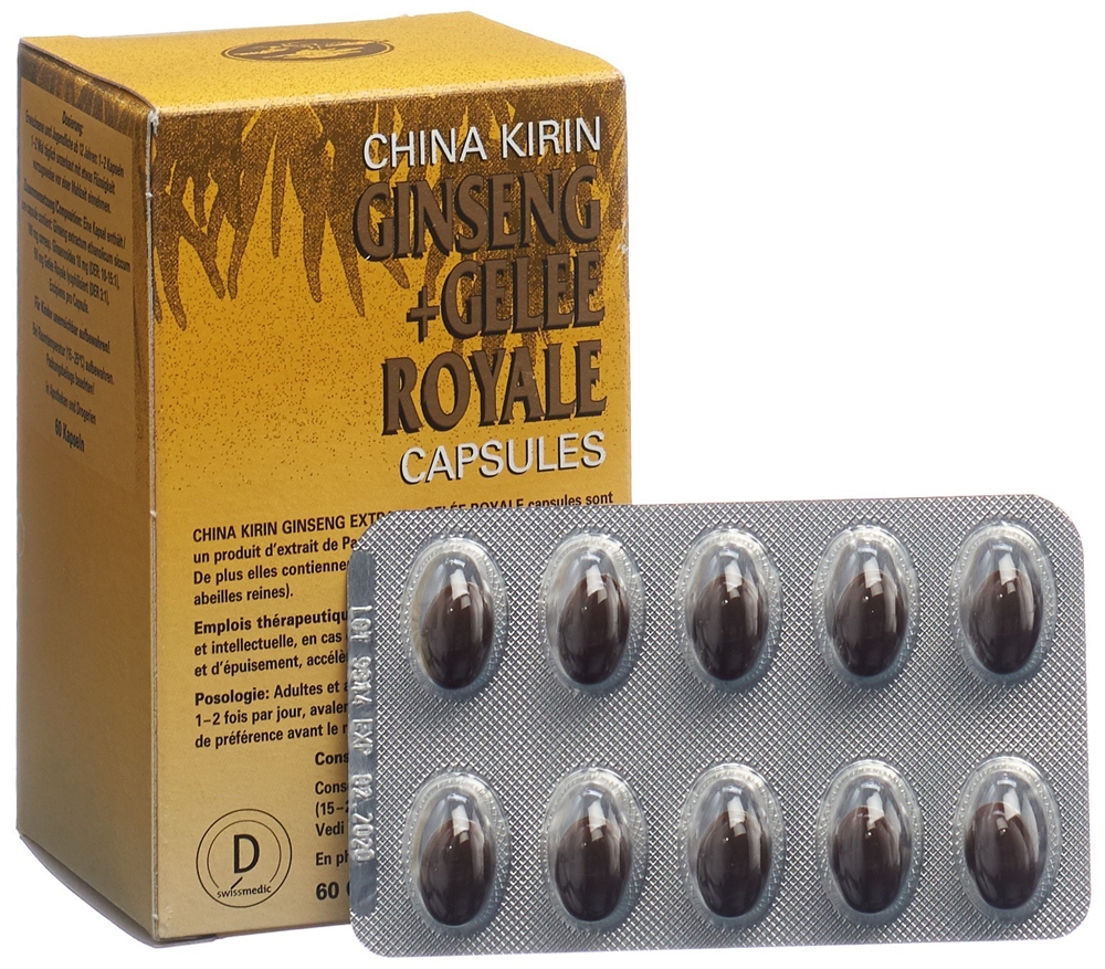 China Kirin Ginseng + Gelée Royale, Kapseln
