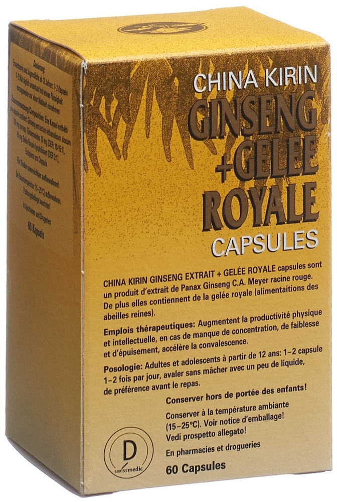 China Kirin Ginseng + Gelée Royale, Kapseln