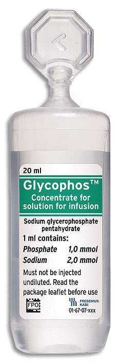 Glycophos, Konzentrat zur Herstellung einer Infusionslösung