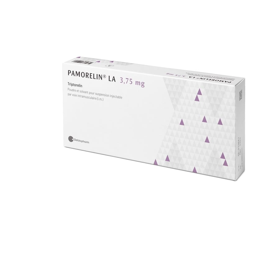 Pamorelin LA 3.75 mg, poudre et solvant pour suspension injectable à libération prolongée