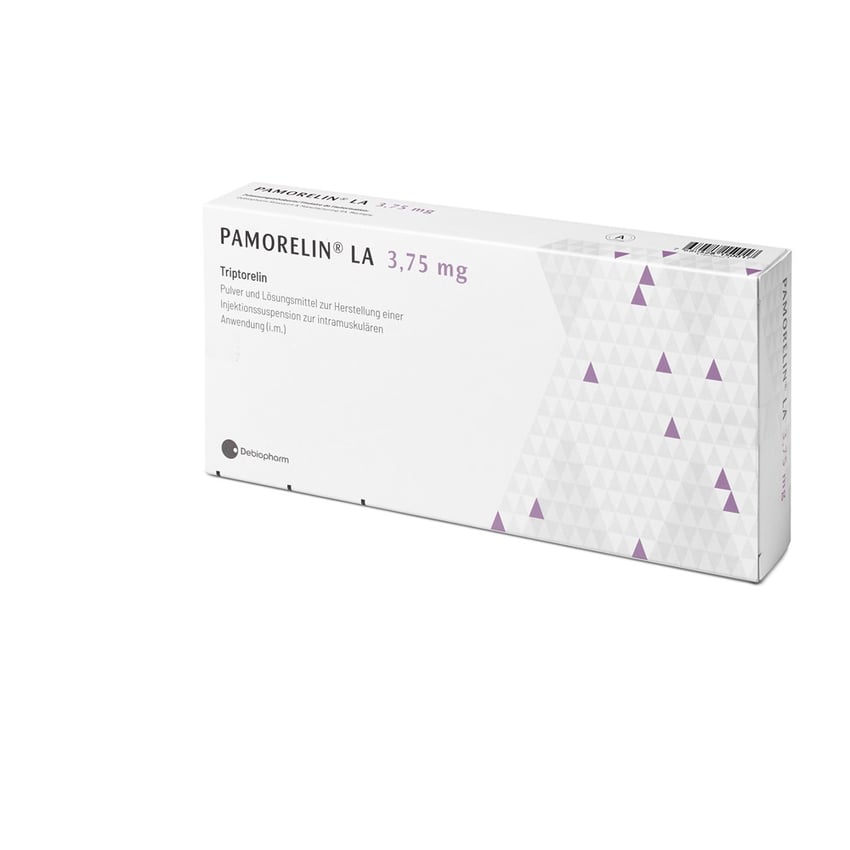 Pamorelin LA 3.75 mg, poudre et solvant pour suspension injectable à libération prolongée