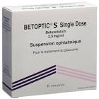 Betoptic-S Single Dose, Augentropfensuspension