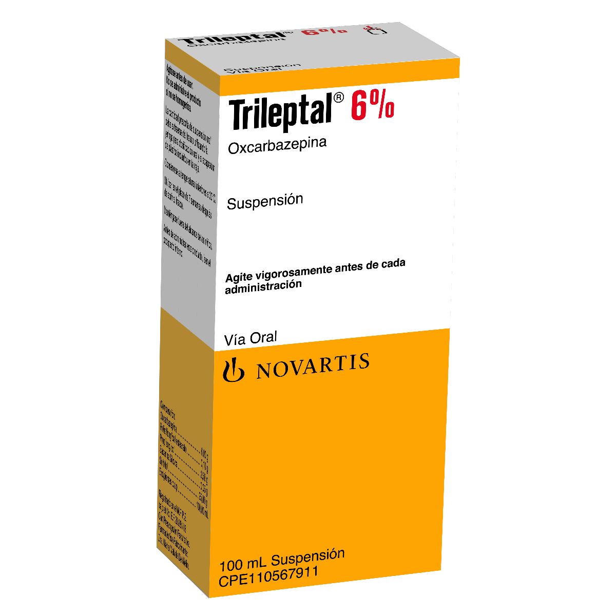 Trileptal 60 mg/ml, Suspension zum Einnehmen