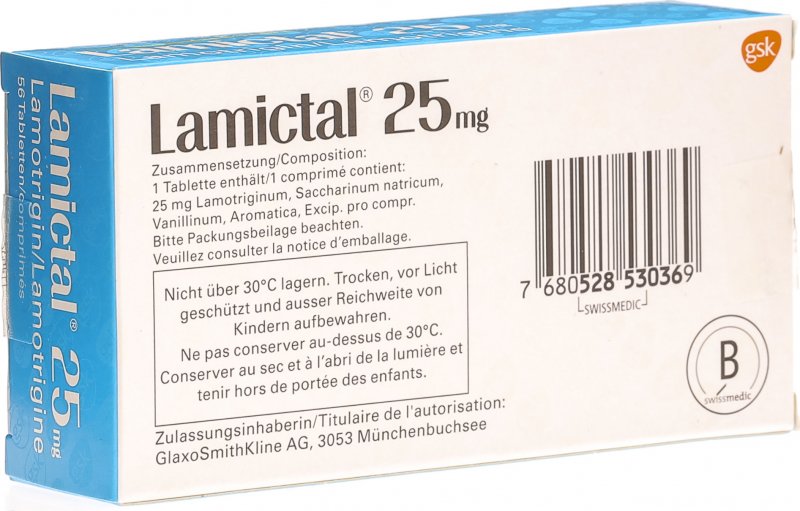 LAMICTAL cpr disp 25 mg 56 pce