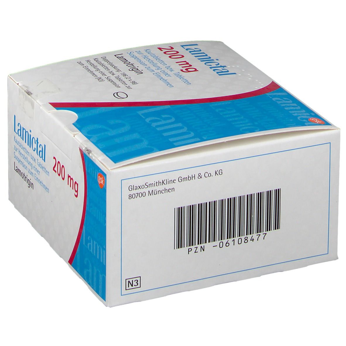 Lamictal 200 mg, Tabletten (suspendierbar/kaubar)
