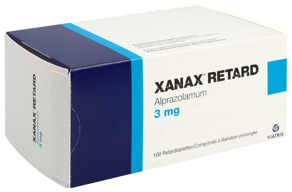 Xanax retard 3 mg, Retardtabletten