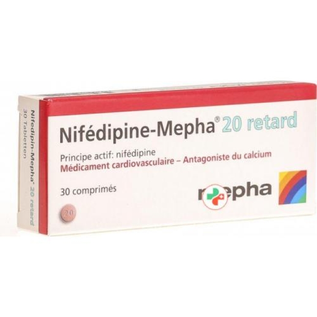 Nifedipin-Mepha 20 retard, Depotabs