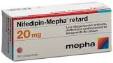 Nifedipin-Mepha 20 retard, Depotabs