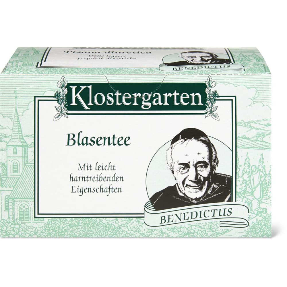 Klostergarten Blasentee Benedictus, Arzneitee