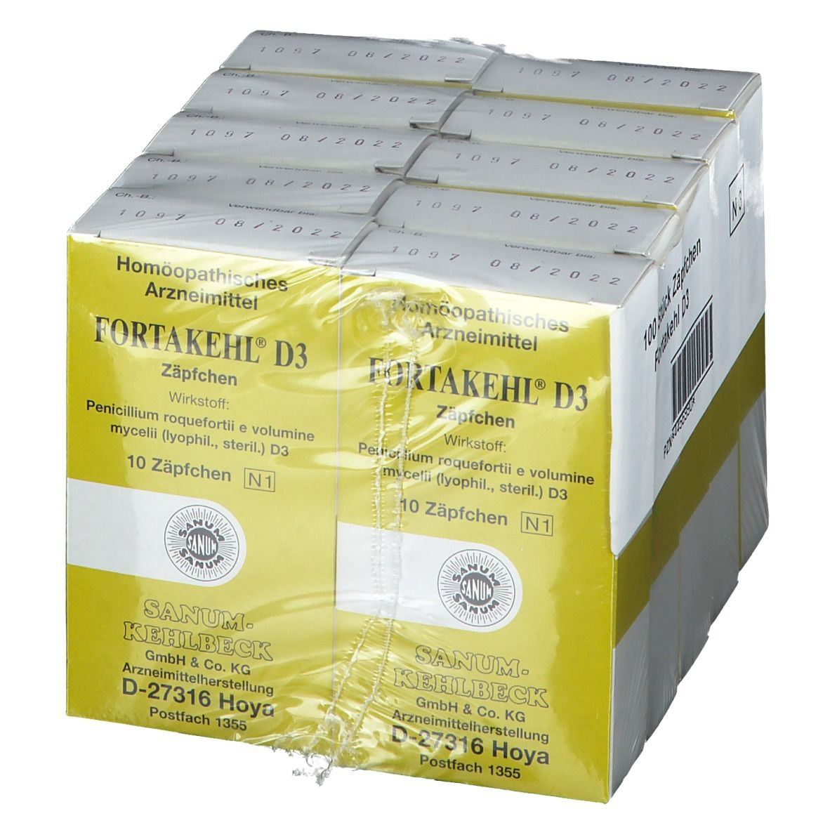 Fortakehl D3, Zäpfchen