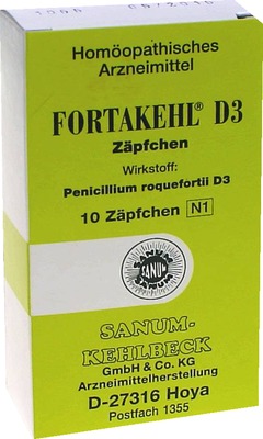 Fortakehl D3, Zäpfchen
