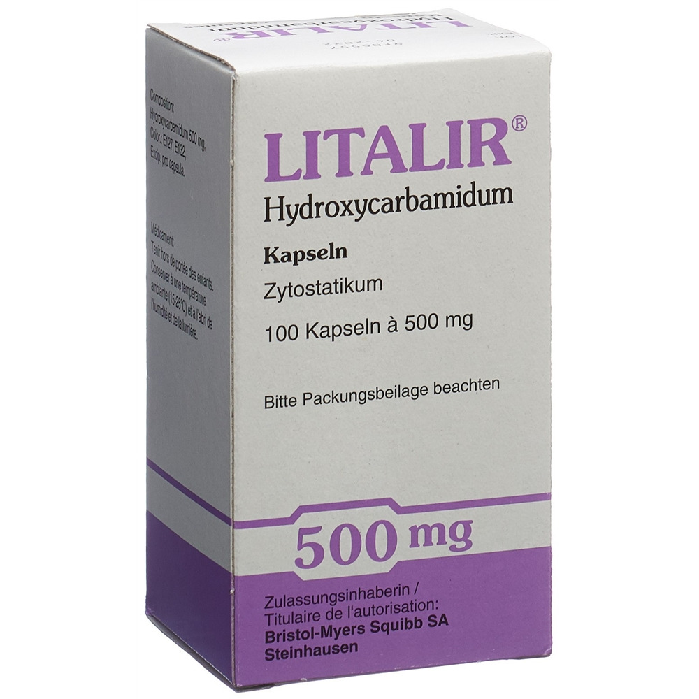 LITALIR caps 500 mg bte 100 pce