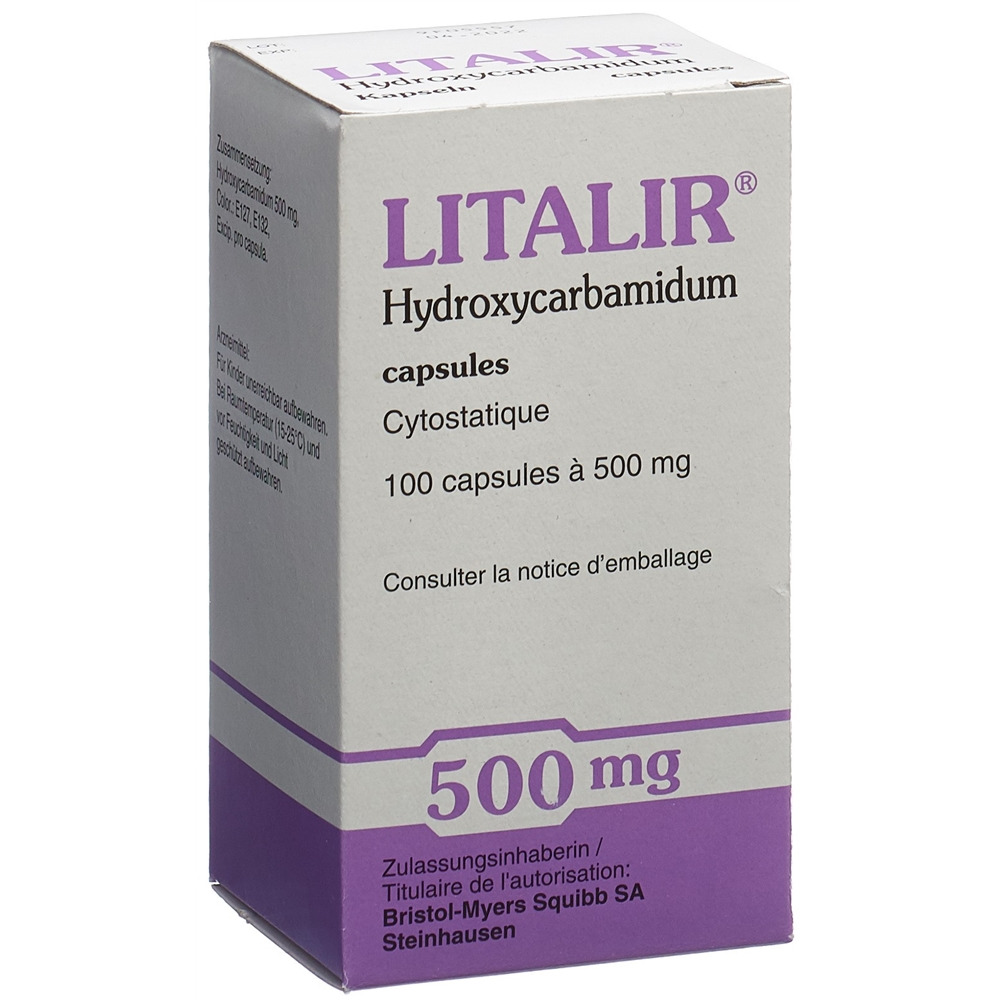 LITALIR caps 500 mg bte 100 pce