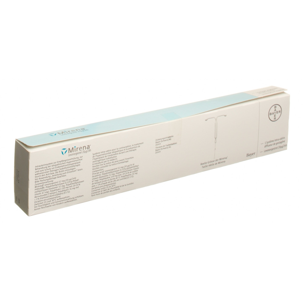 Mirena, Intrauterines Wirkstofffreisetzungssystem