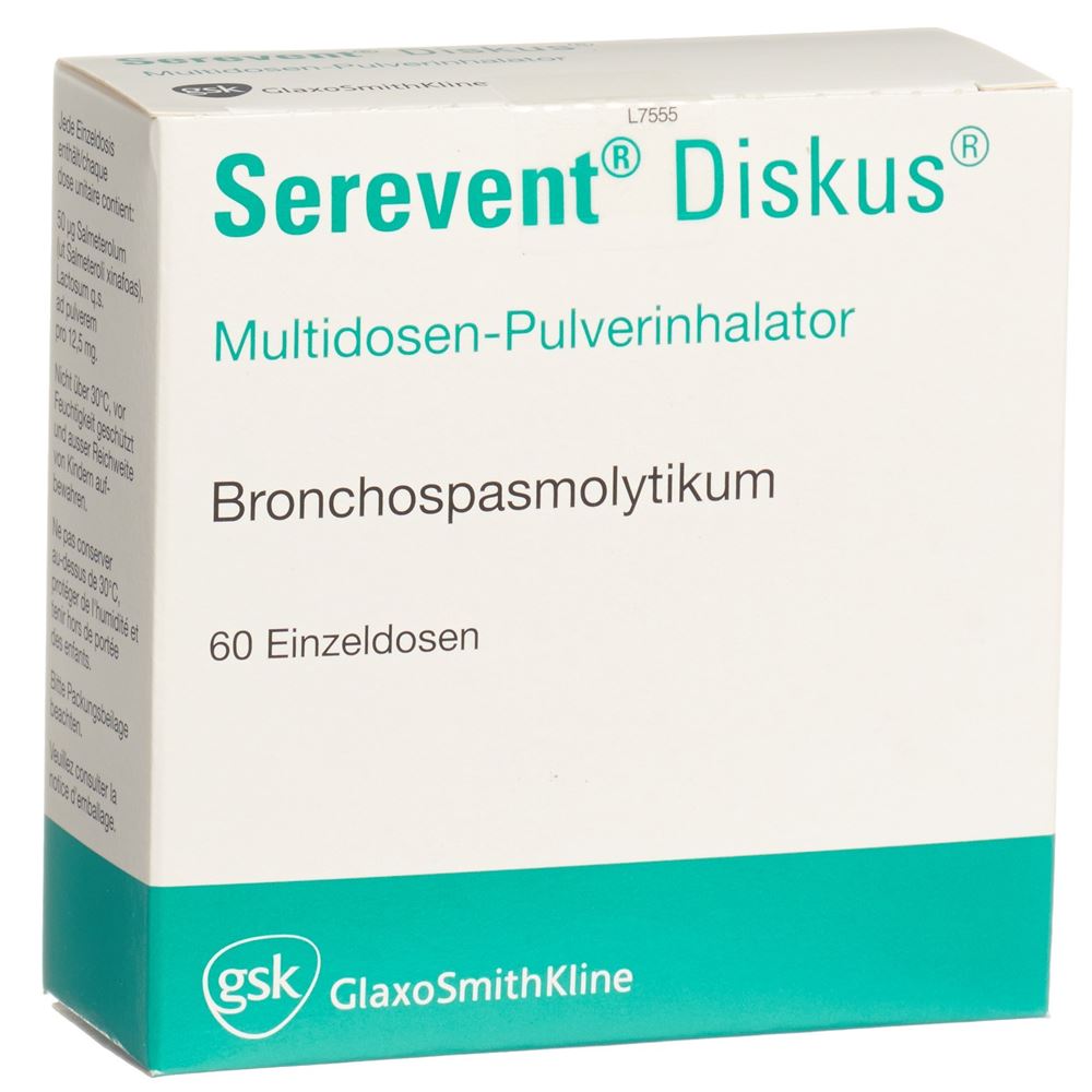 SEREVENT Diskus multidos pdr inh 50 mcg 60 dos