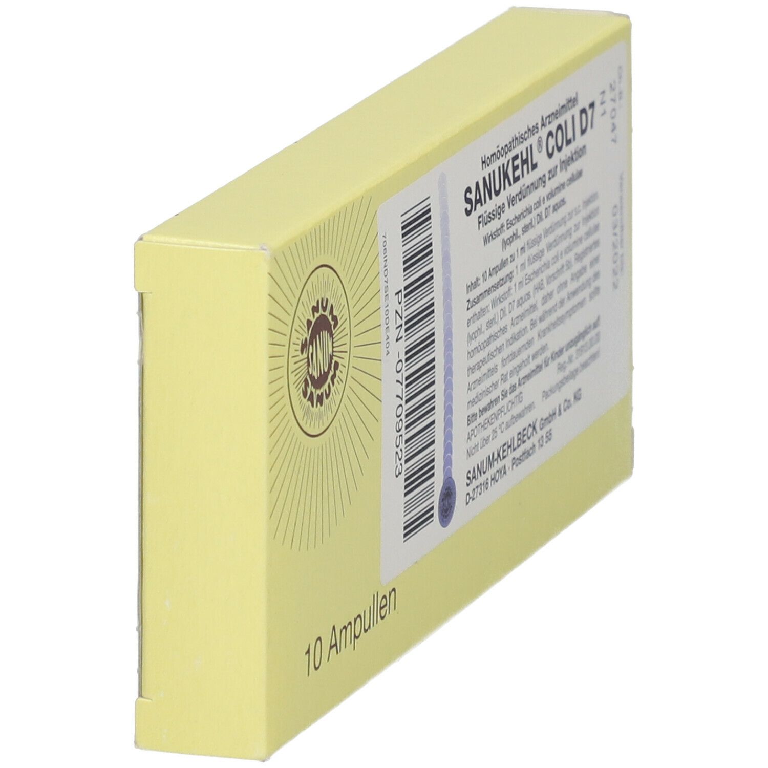 SANUKEHL coli sol inj 7 D 10 amp 1 ml