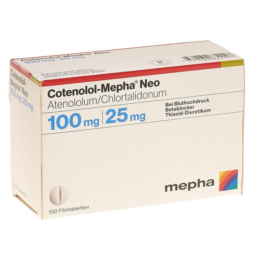 COTENOLOL Mepha Neo cpr pell 100/25 100 pce
